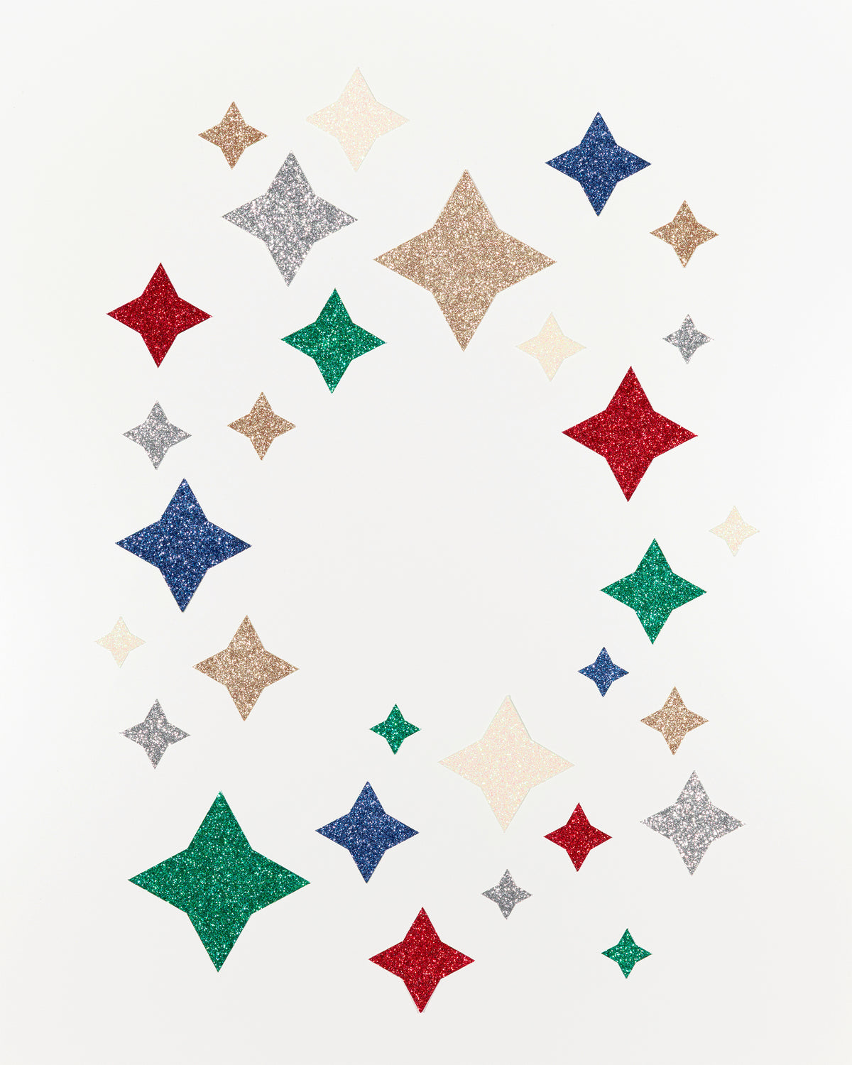 Bloc de carton pailleté – Classique – 24 x 34 cm