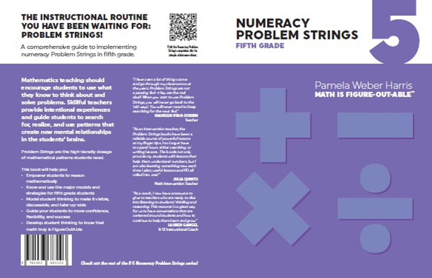 Math is figure-out-able numeracy problem string 5th grade - Pamela Weber Harris