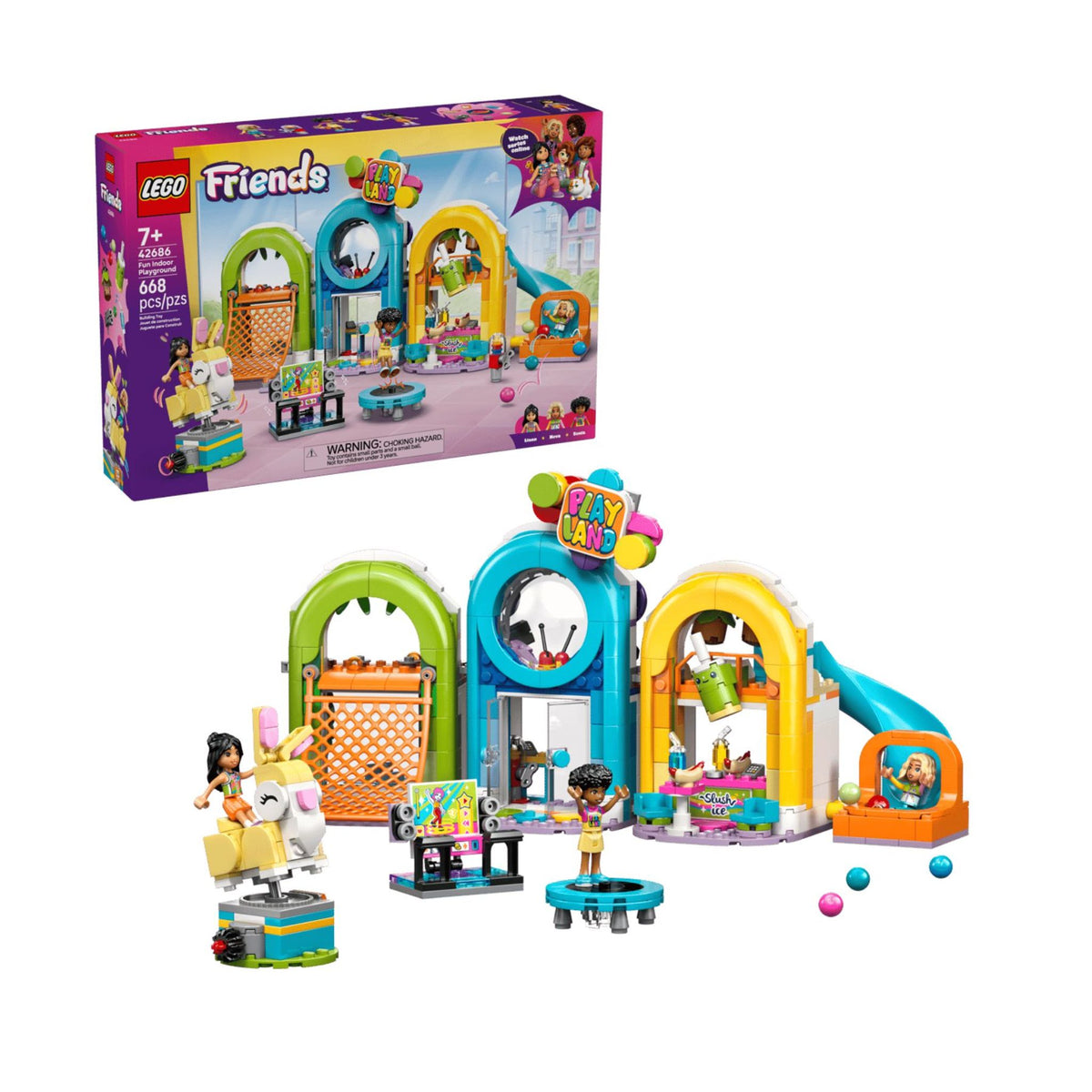 LEGO - 42686 - L’aire de jeux intérieure amusante - Friends