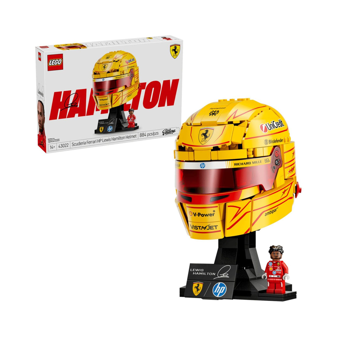 LEGO - 43022 - Le casque Scuderia Ferrari HP de Lewis Hamilton - LEGO editions