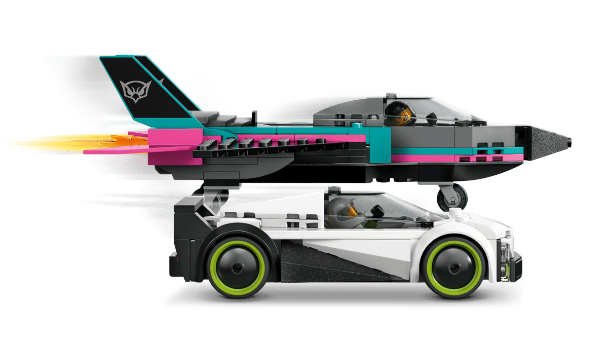 LEGO - 60489 - L’avion à réaction contre la voiture - City