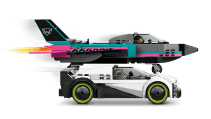 LEGO - 60489 - L’avion à réaction contre la voiture - City