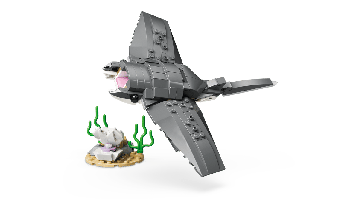 LEGO - 31381 - Le requin féroce et le coffre au trésor - reator 3-en-1