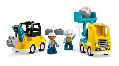 LEGO - 10475 - Les véhicules de chantier 3 en 1 - Duplo