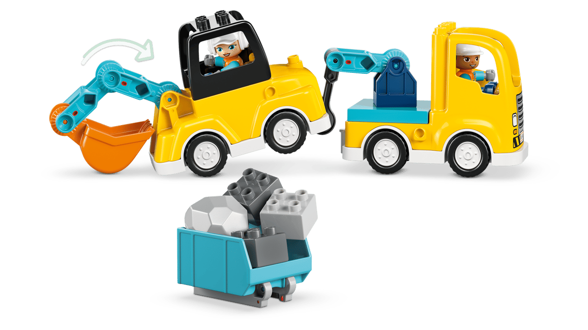 LEGO - 10475 - Les véhicules de chantier 3 en 1 - Duplo