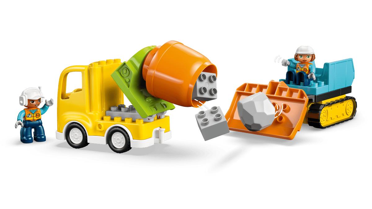 LEGO - 10476 - Le chantier avec véhicules 3 en 1 - Duplo