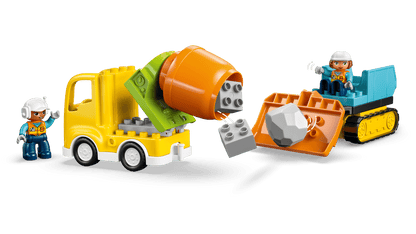 LEGO - 10476 - Le chantier avec véhicules 3 en 1 - Duplo