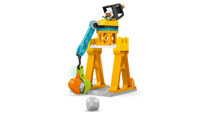 LEGO - 10476 - Le chantier avec véhicules 3 en 1 - Duplo