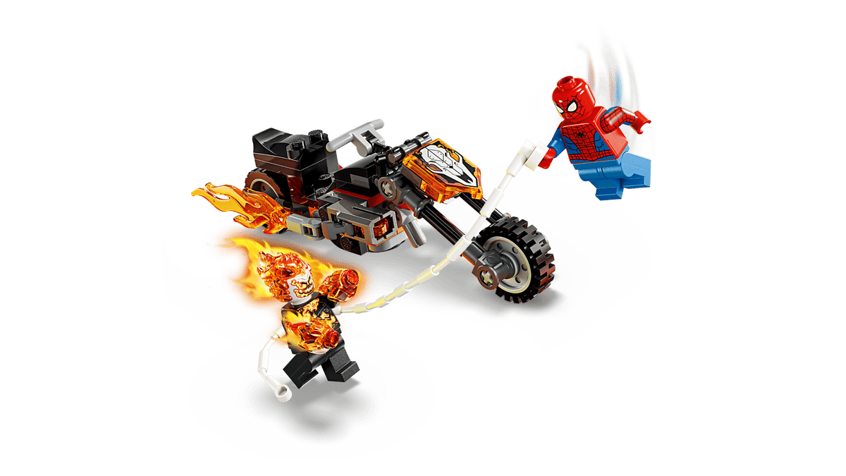 LEGO - 76335 - Spider-Man contre la moto de Ghost Rider - Marvel