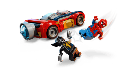 LEGO - 76336 - La voiture de Spider-Man contre Wolverine venomisé - Marvel