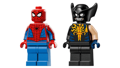 LEGO - 76336 - La voiture de Spider-Man contre Wolverine venomisé - Marvel