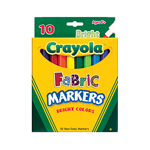Marqueurs pour tissus Crayola