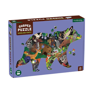 Puzzle silhouette foret