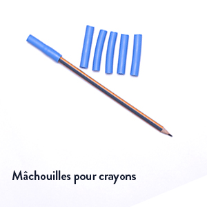 Mâchouille - Embout pour crayon - Brique (Mordilleur)